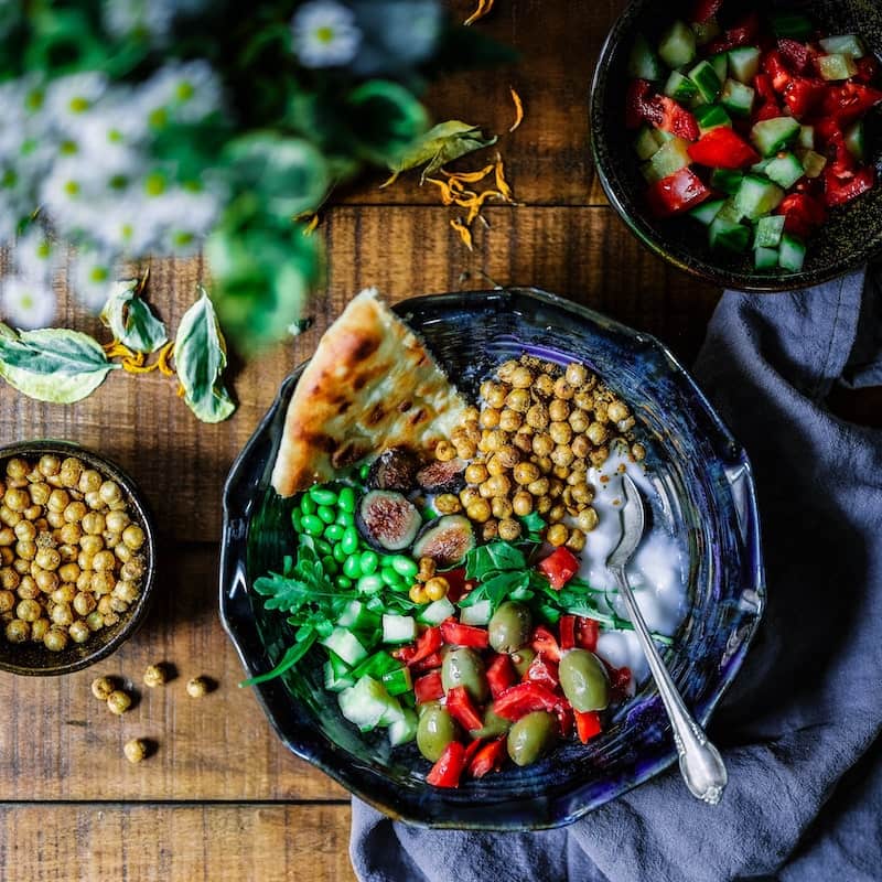 photo of beautifully 
            arranged food