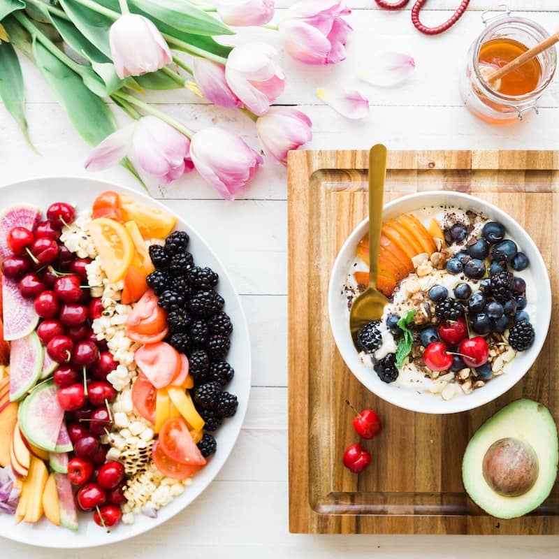 photo of beautifully 
            arranged food